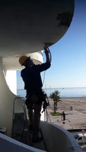 Reparación desconchado